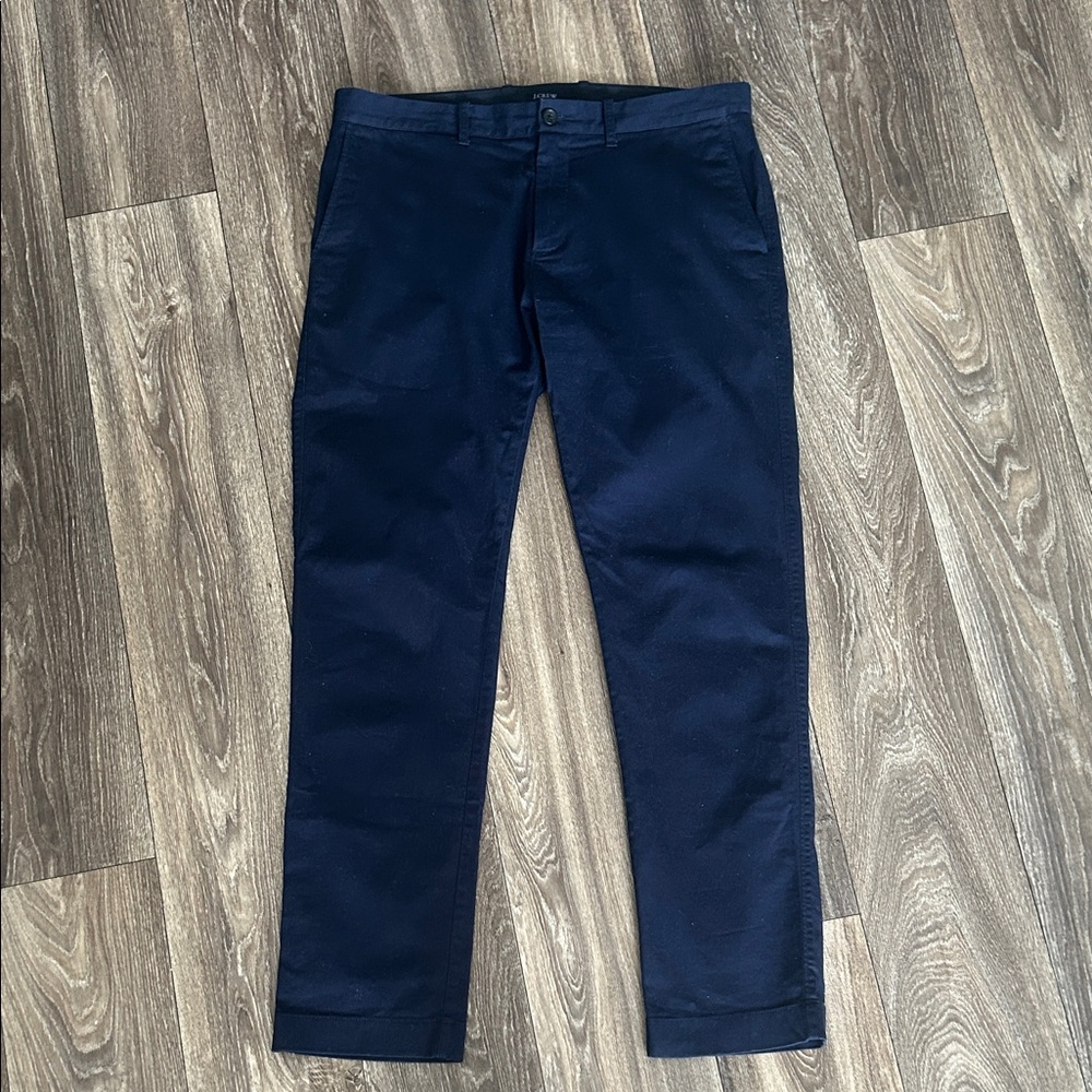 J. Crew Men's Navy Blue Chinos